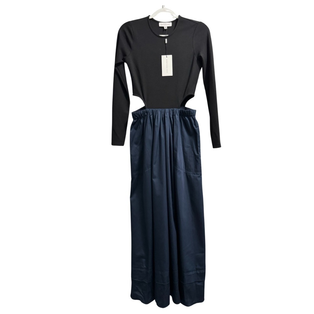 Something Navy Black / Navy Tara Cut Out Dress Size Small